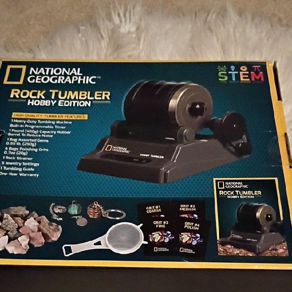 National Geographic Hobby Rock Tumbler Kit - Picture 1 of 1